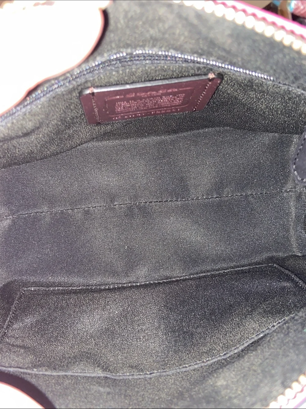 Coach Mini Bennett Satchel with Edgepaint EUC NO Crossbody strap